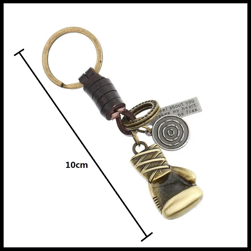 2019 NEW Fashion Creative Punk Boxing KeyChain Charms Bag Ornaments Car Key Chain Exquisite Gift Keyring Wholesale | Украшения и