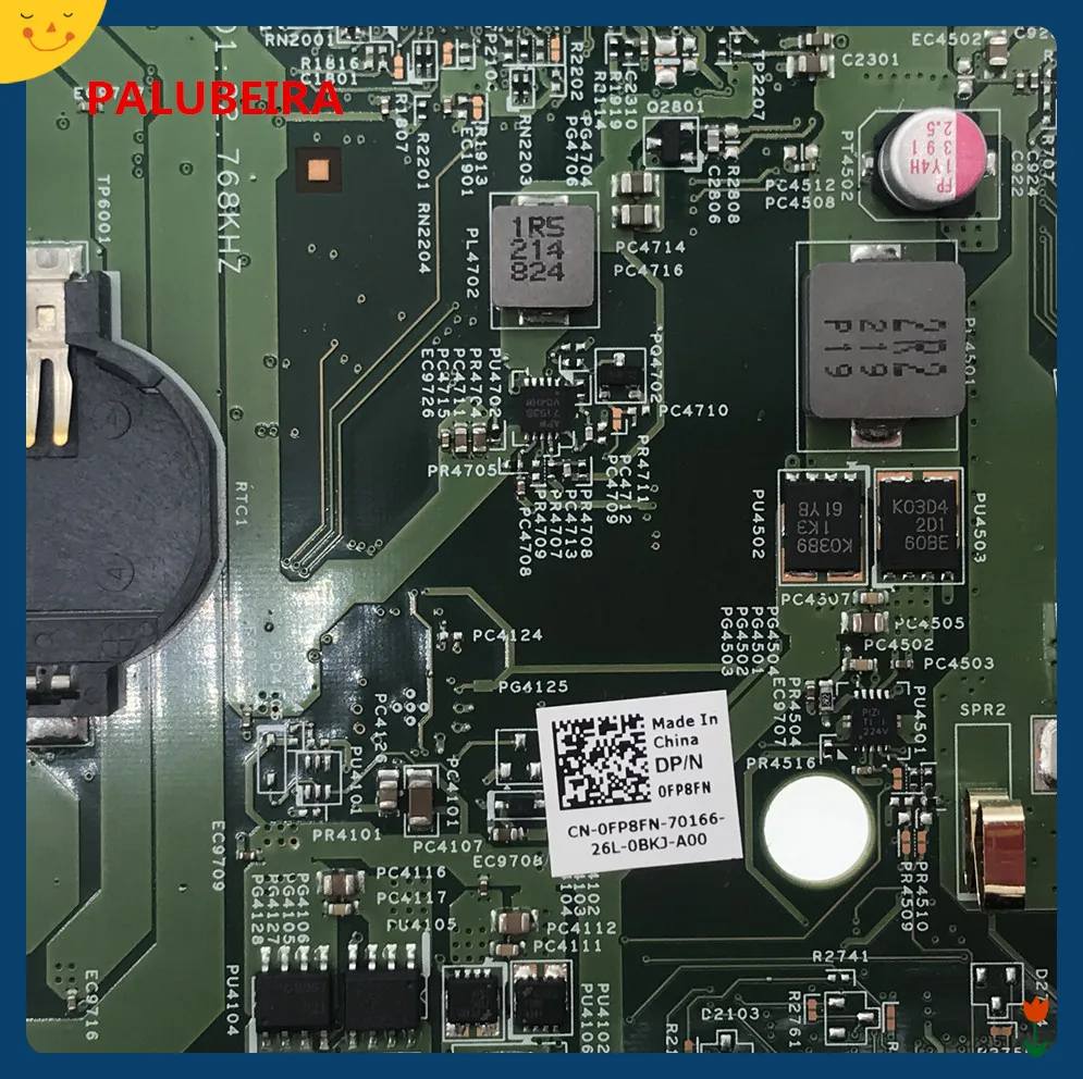 PALUBEIRA для DELL N5050 V1550 Материнская плата ноутбука 554IP01061 10316-1 48.4IP16.011 CN-0FP8FN 0FP8FN FP8FN