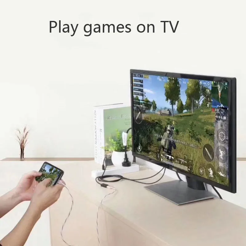 USB Женский HDMI кабель Bluetooth HDTV Аудио Видео адаптер для Samsung S5 S6 Edge S7 S8 S9 Plus iPhone iOS Android