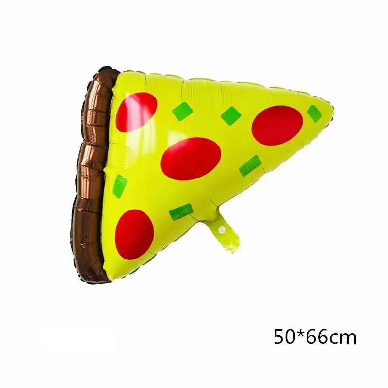 2021 Food Shaped Balloon Children's Birthday Decoration New Pizza Hot Dog Popcorn Donut Burger Aluminum Film | Дом и сад