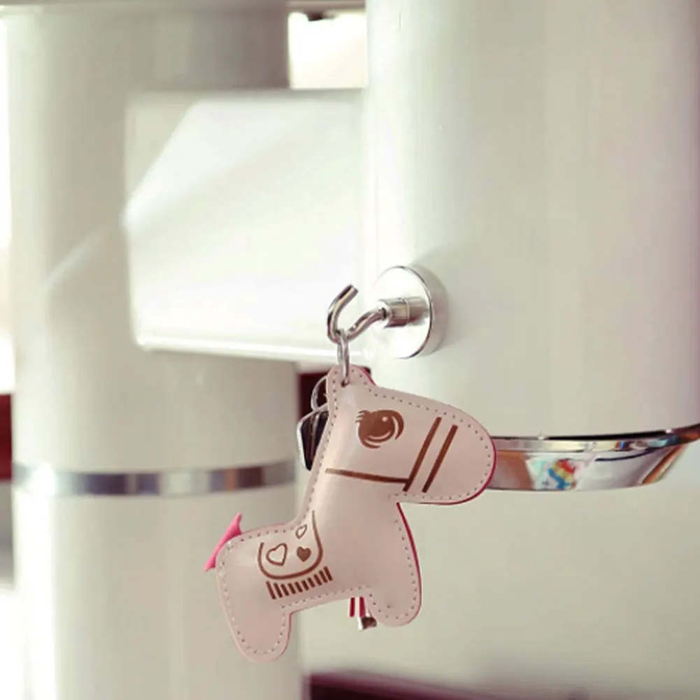 

4PCS Steel Hanger Magnetic Hooks Powerful Hook Magnet Holder Suction Wall Hooks Holder Support Hardware Magnetic Holder