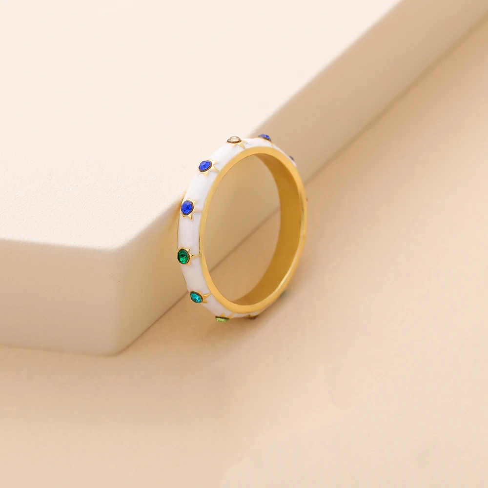 Женское кольцо в виде цветка уникальное модное мини-кольцо со звездой оптовая