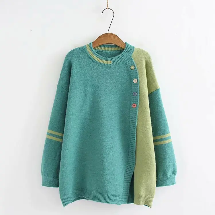 Повседневные женские свитера размера плюс Осень-зима 2019 Модные свободные