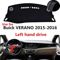 taijs factory high quality protective casual leather car dashboard cover for buick verano 2015 2016 left hand drive