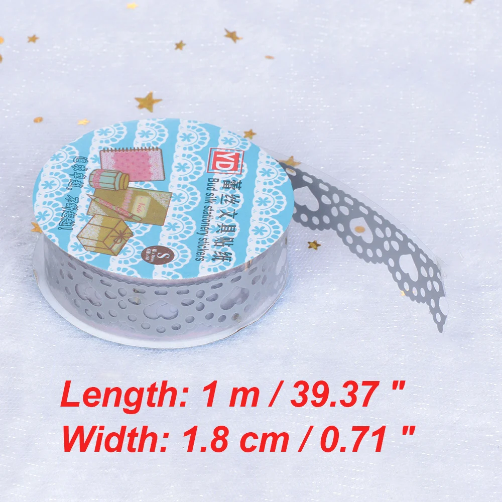 1 рулон Красочные цветы маскирующая самоклеящаяся лента украшение для альбома