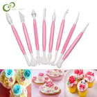 8 шт.лот резак для выпечки тортов, 16 шаблонов, инструменты для моделирования, инструменты для украшения тортов из мастики ZXH