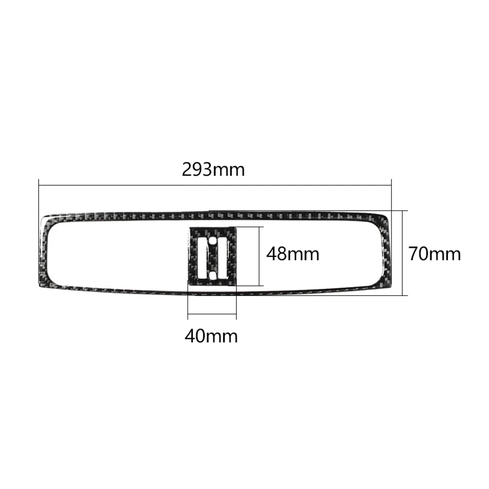 

Car Console Air Conditioning Vent Trim Save Time and Energy for Convenience Carbon Fiber Frame for LEXUS IS 2006-2012