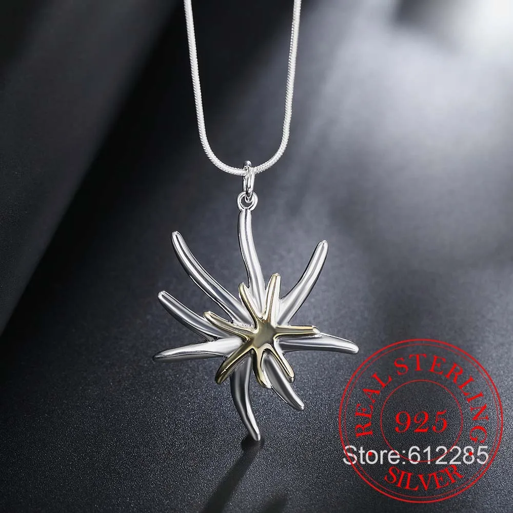 Кулон из серебра 925 пробы новейшие модные классические ювелирные изделия