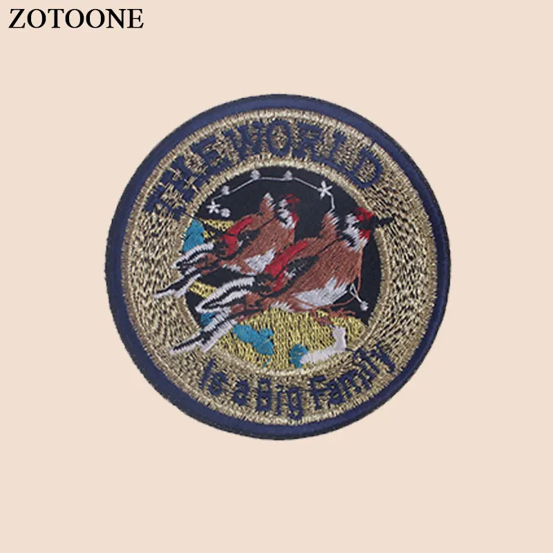 ZOTOONE круглые птицы патч для одежды футболка Железный На теплопередачи стикер Diy