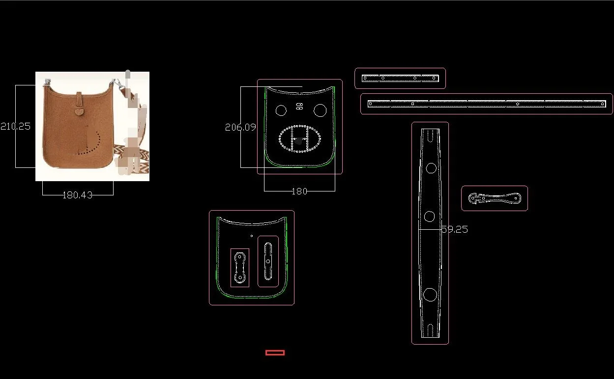 

H Japanese steel knife mold handmade leather goods lady shoulder bag backpack knife mold handmade leather tool knife mold