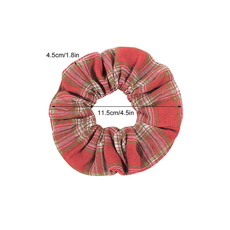 Женские вязаные резинки для волос в Корейском стиле клетку 2019 |