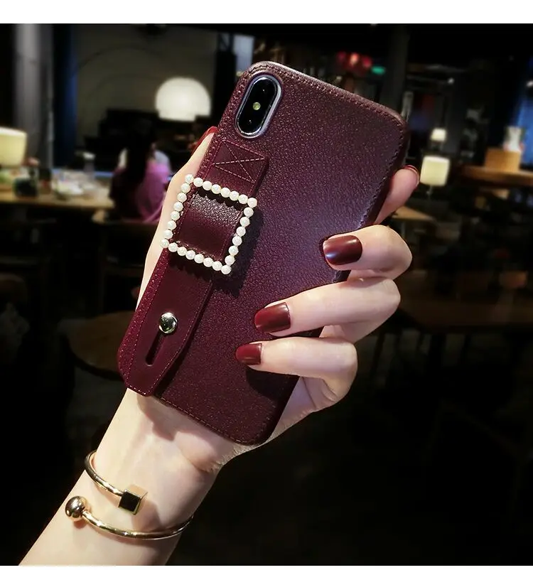 Suitable for 11 Mobile Phone Case Wristband IPhone11maxpro Personality Creative 11pro Tide Drand x Net red XS Female | Мобильные