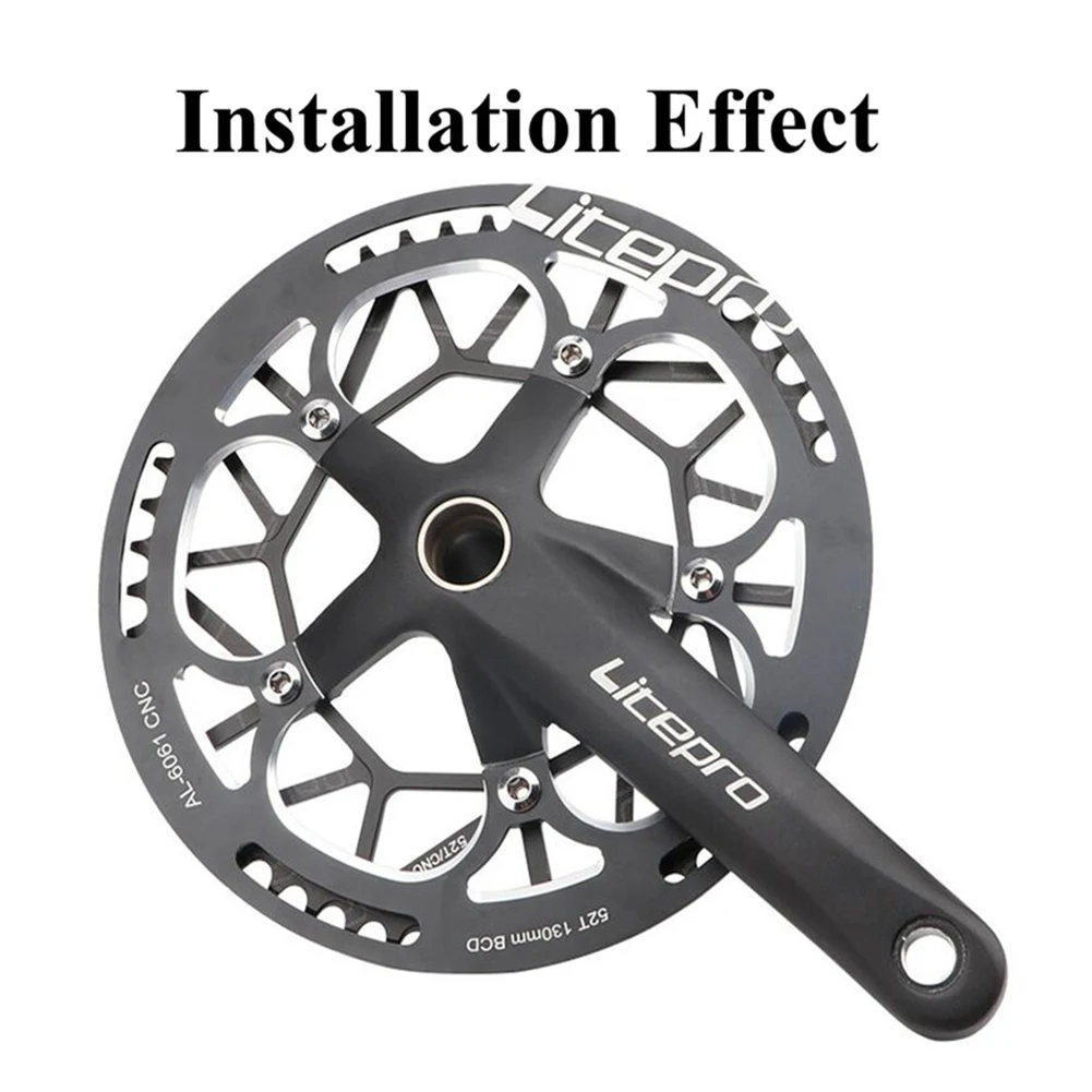 Складная велосипедная Защитная звезда односкоростная 50-52T/52-54T 130BCD протектор из