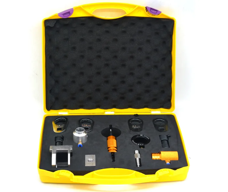 Хорошее качество! Для CUM-MINSS дизельного топлива Форсунка системы питания с общей торливной магистралью ремонт разбирать ключ, дюймовый стандарт зажим масляный коллектор измерительный Тесты наборы инструментов