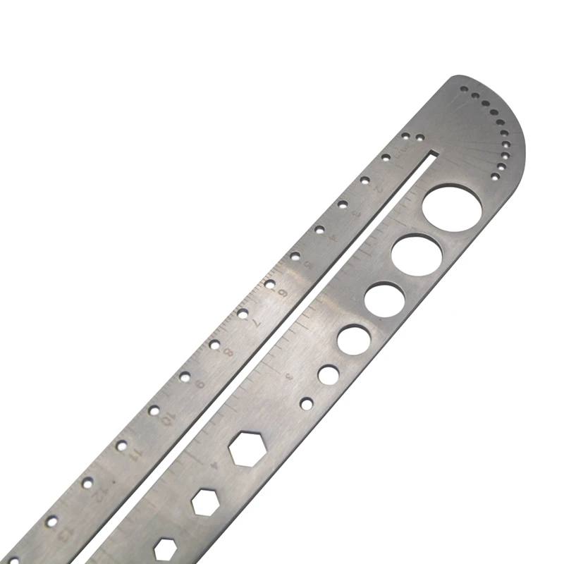 Multifunction Ruler Compasses Protractor Stainless Steel Hexagon Scale Tool | Инструменты
