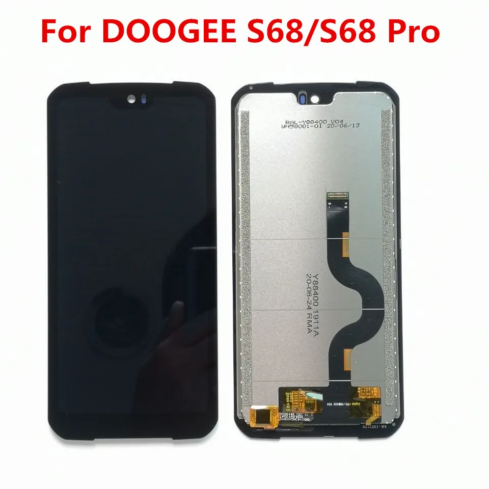 Оригинальный Для DOOGEE S68 Pro ЖК дисплей Дисплей + кодирующий преобразователь