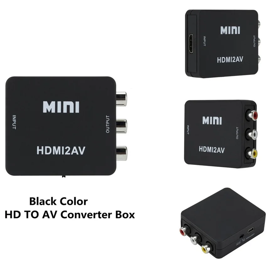 Преобразователь HDMI в RCA конвертер из AV композитный CVBS HD аудио преобразователь |