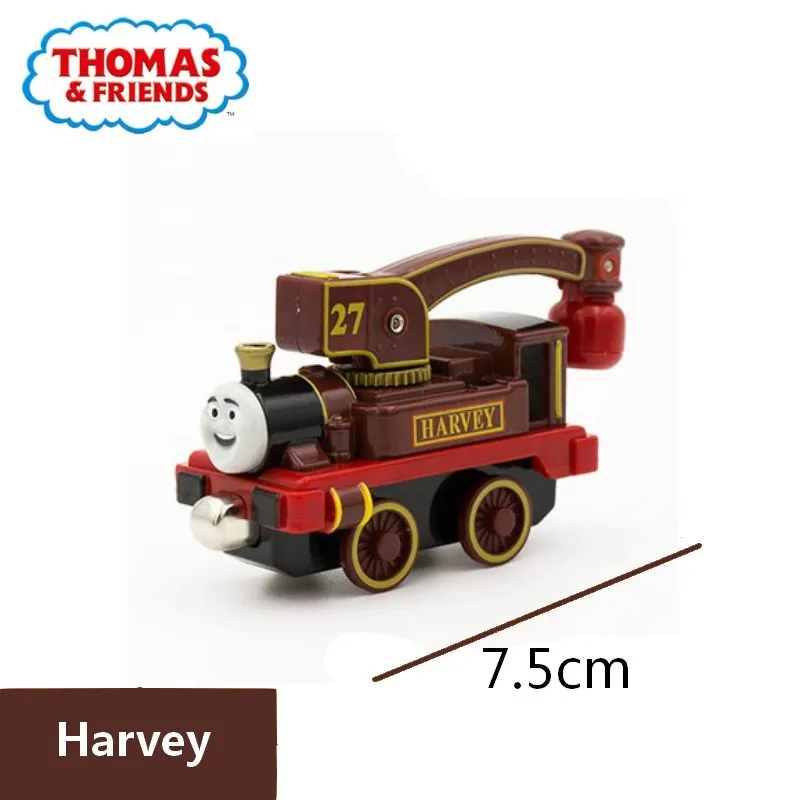 Harvey Оригинальные Томас и друзья, новая модель поезда, металлическая пластиковая магнитная дорожка, железнодорожный вагон, семейные игры, игрушка для мальчика, подарок на день рождения - Цвет: Harvey