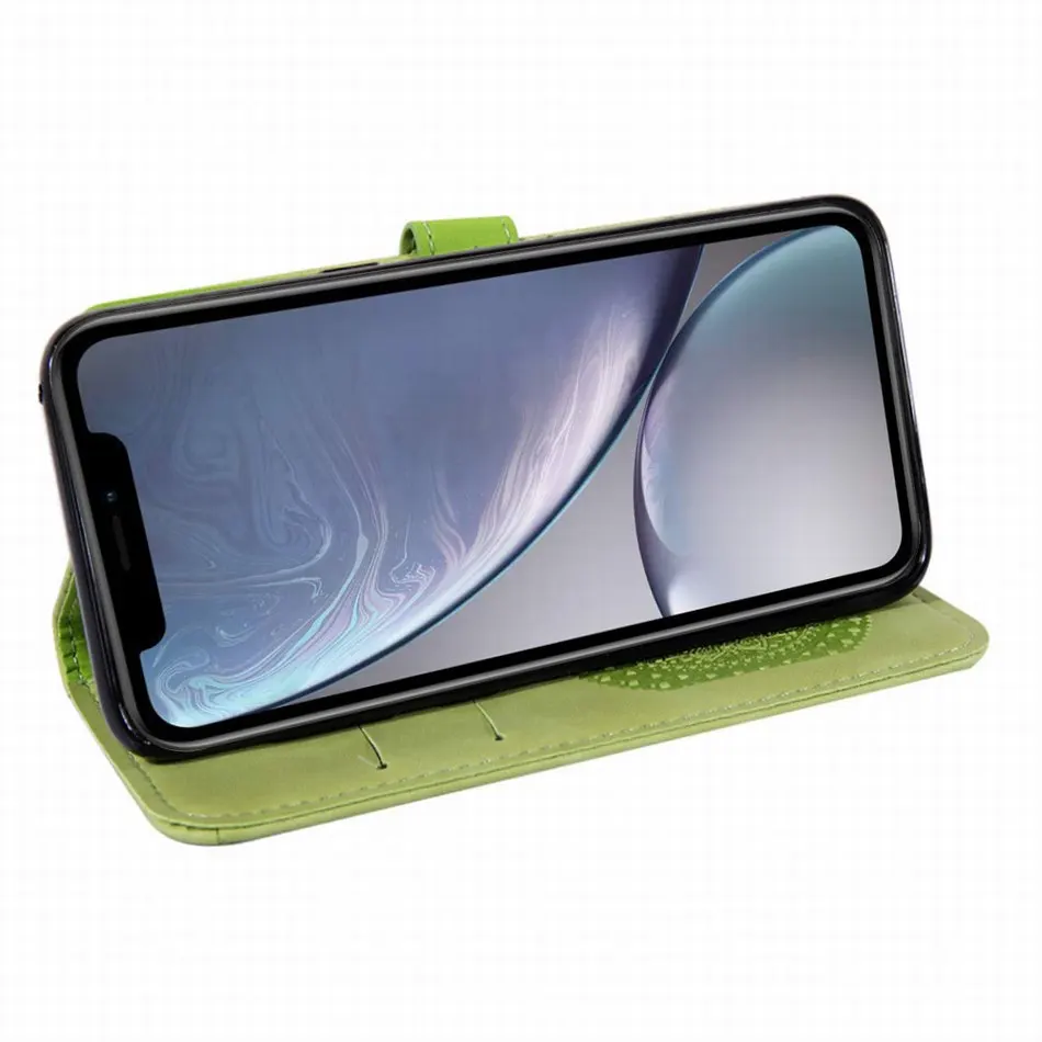 Высококачественный флип-чехол для телефона apple iPhone Xr XS X 11 Pro Max 6S 7 8 Plus, слот для карт, чехол, однотонный кошелек E22F