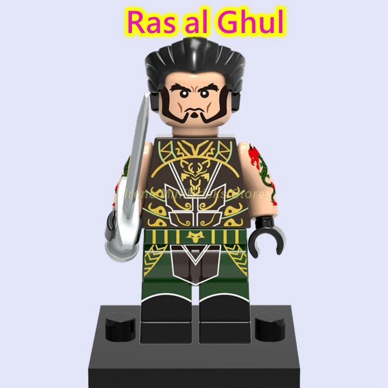 Ras al Ghul Gotham Gordon Брюс Уэйн Бэтмен Marvel фильм железные человеческие Мстители эндгейм Acrion фигурки в Конструкторы Игрушки для детей DC - Цвет: Ras al Ghul
