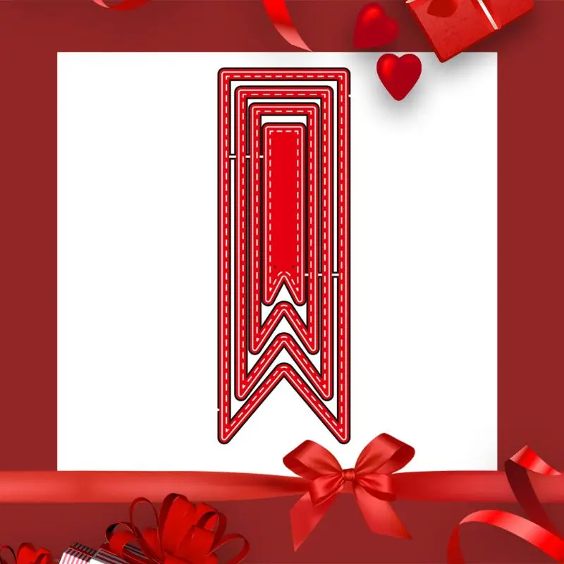 Металлический баннер для резки металла Трафаретный Скрапбукинг DIY штамп