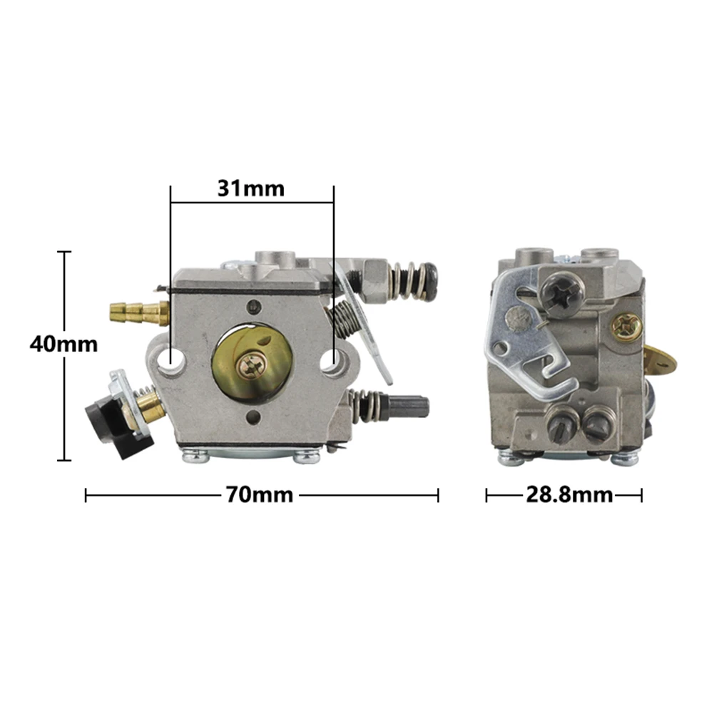 Карбюратор для Husqvarna Walbro 51 50 55 бензопила WT-170-1 WA-82 Carb Запчасти и АК на открытом