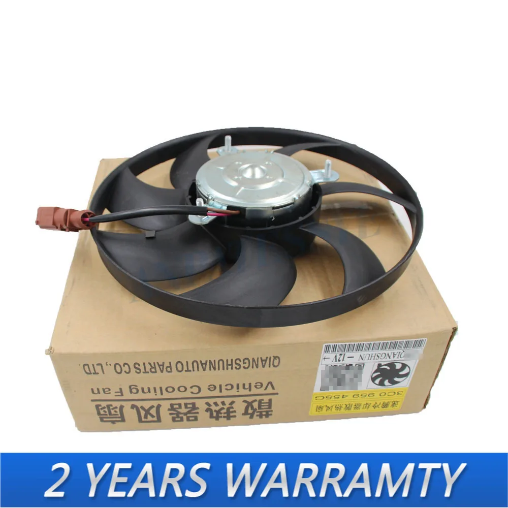 

1K0959455DH 3C0 959 455 G Radiator Cooling Fan Assembly For VW Jetta Rabbit Golf GTI Passat B6 100 236 0050 Rated Power 200W