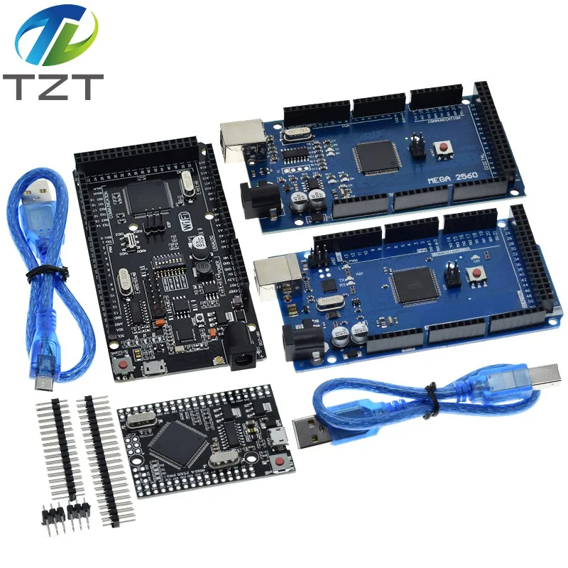 Mega2560 ATMEGA16U2 / Pro Mini Мега 2560 + WiFi R3 ATmega2560 чип CH340G для Arduino UNO макетная плата WeMos ESP8266 |