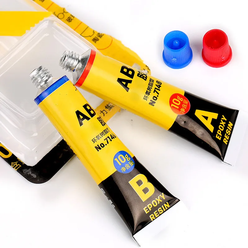 AB супер клей сильный цианакрилатный жидкий скреп Кожа Дерево Резина