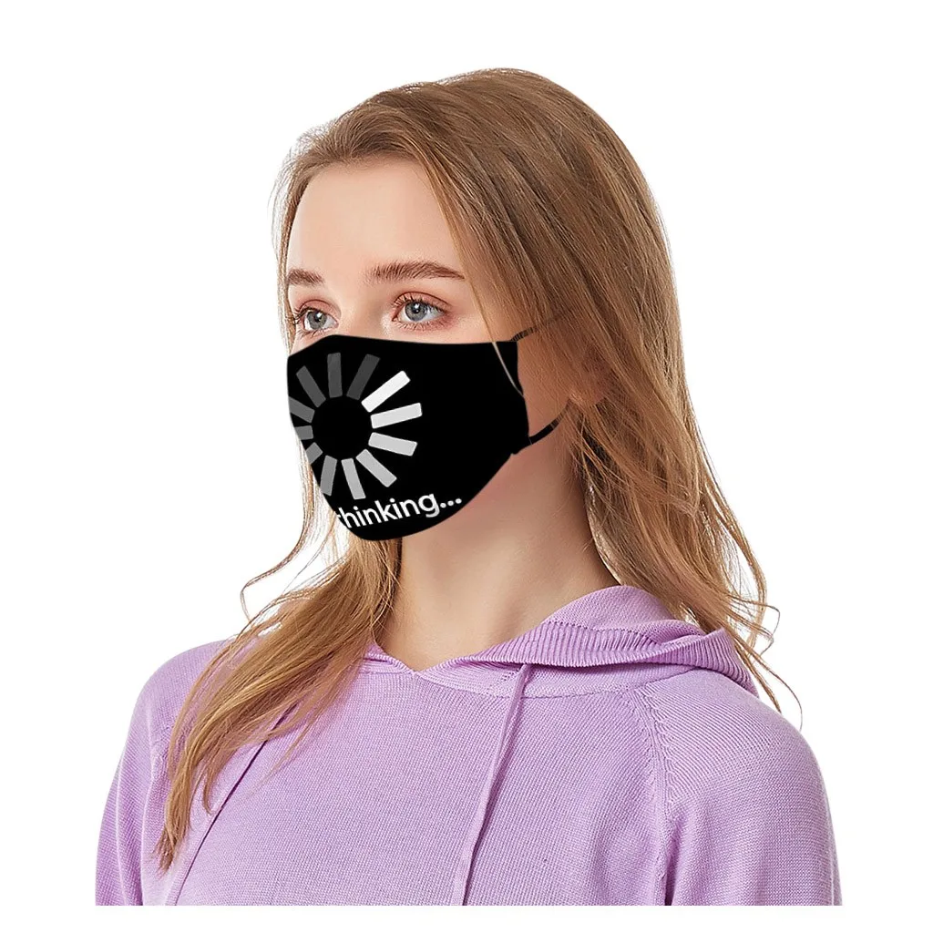 

5pcs Mouth Mask Earloop unisex outdoors Anti Dust wind sun haze Protection Face Mask printing Washable reusable fashion face cov