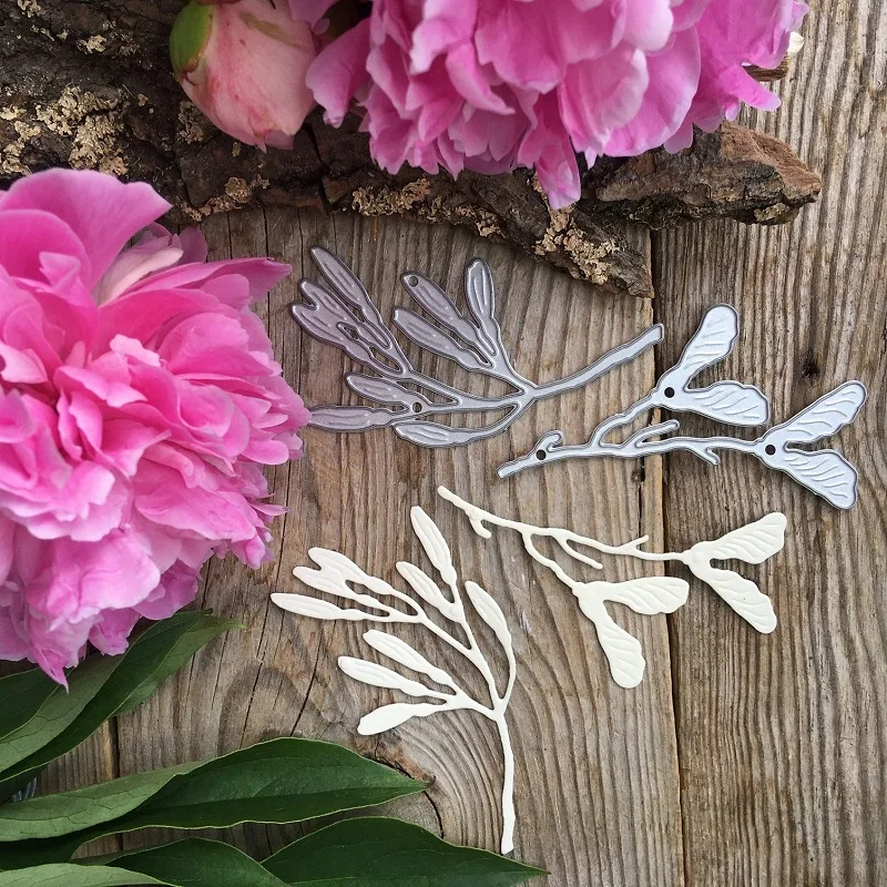 

Металлические Вырубные штампы, вырезанные формы, листья, ветки, скрапбукинг, бумажный нож, форма, лезвие, перфоратор, трафареты