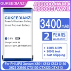 Аккумулятор AB2000AWMC AB2000FWML, аккумулятор GUKEEDIANZI мАч, для PHILIPS Xenium X501, X513, X523, X130, X623, X3560, CTX130, CTX523, CTX513