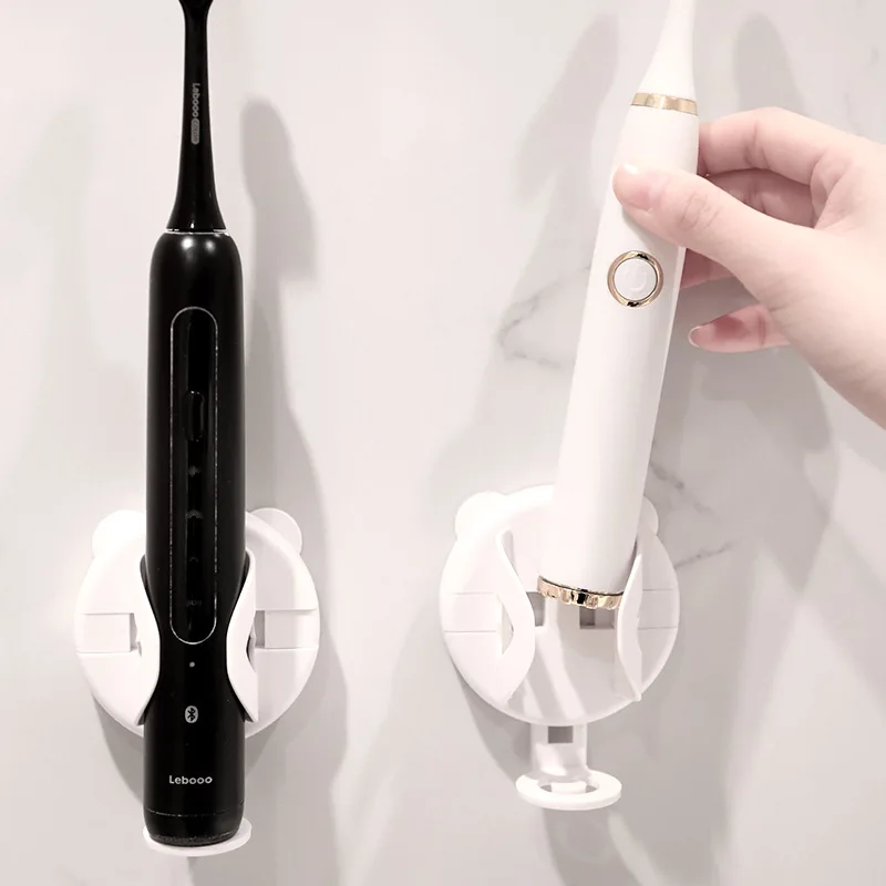 

Electric Toothbrush Holder Traceless Cute Toothbrush Stand Rack Wall-Mounted Bathroom Adapt Mini Electric Toothbrush Holder