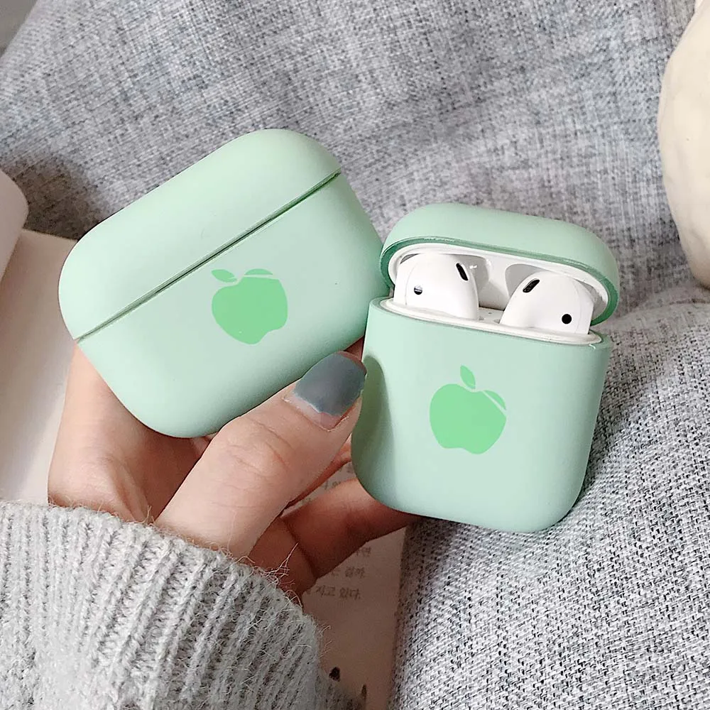 

Cute Solid Color Earphone Case For AirPods Pro 2 1 Cases Hard PC Luxury Matte Texture Protective Cover for AirPod 2 3 Air Pods