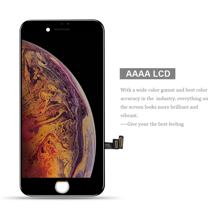 PINZHENG AAAA без битых пикселей ЖК экран для iPhone 5s 7 7Plus дисплей дигитайзер 3D сенсорный