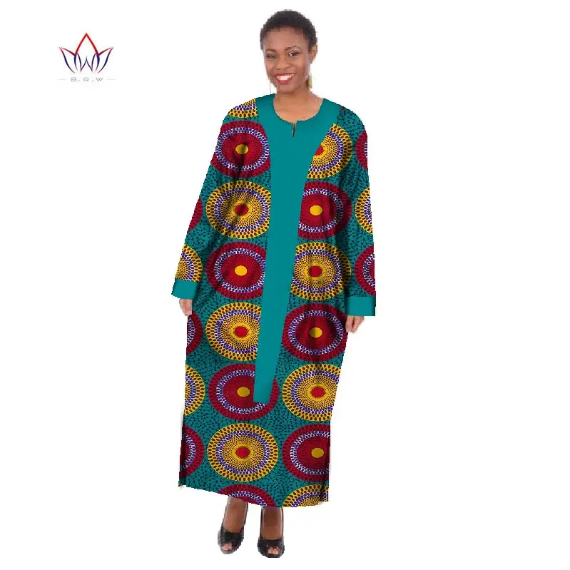 Лето бросился платье халат африканского Femme Дашики Африканский для женщин