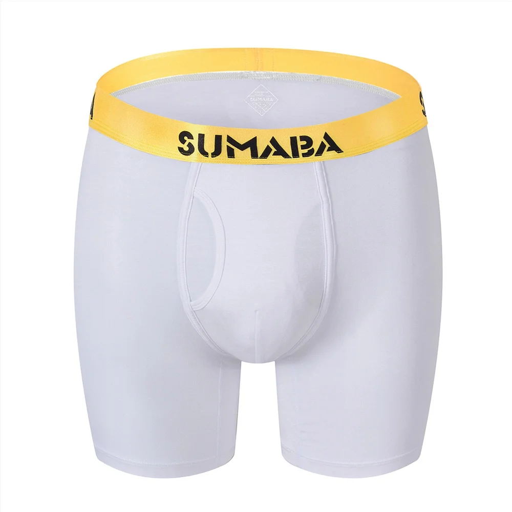 Men's Underwear Boxer-Shorts Breathable Bamboo Fashion Men  Casual Convex-Design Men's Multicolor Combination