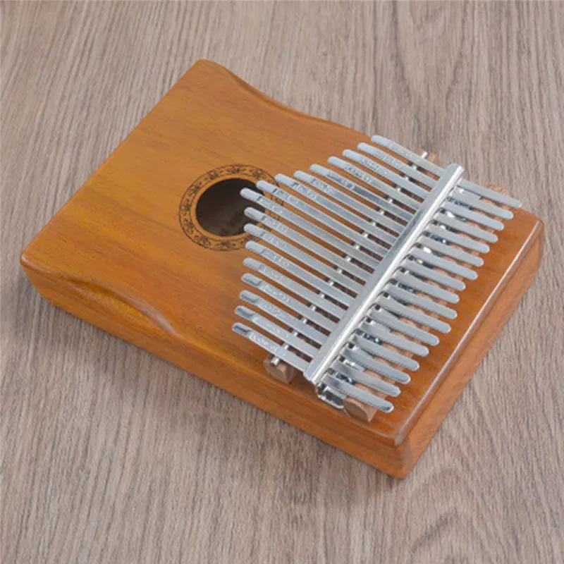 

17 Keys Thumb Piano Link Speaker Electric Pickup kalimba Bag Cable Solid Wood Kalimba Musical Instrument