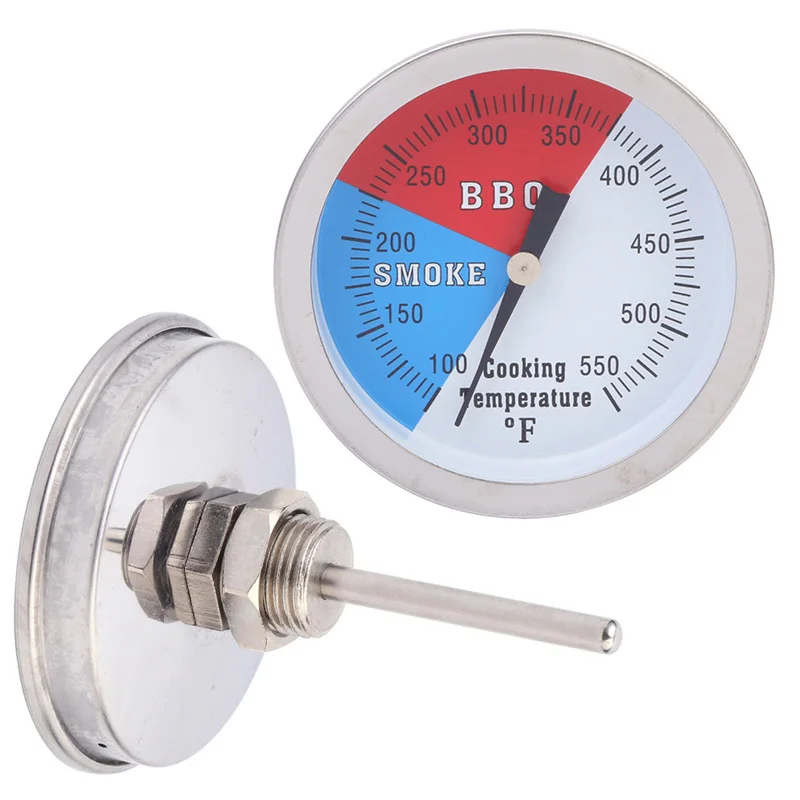 100 550 ℉ нержавеющая сталь барбекю для курения/Барбекю курильщик гриль термометр