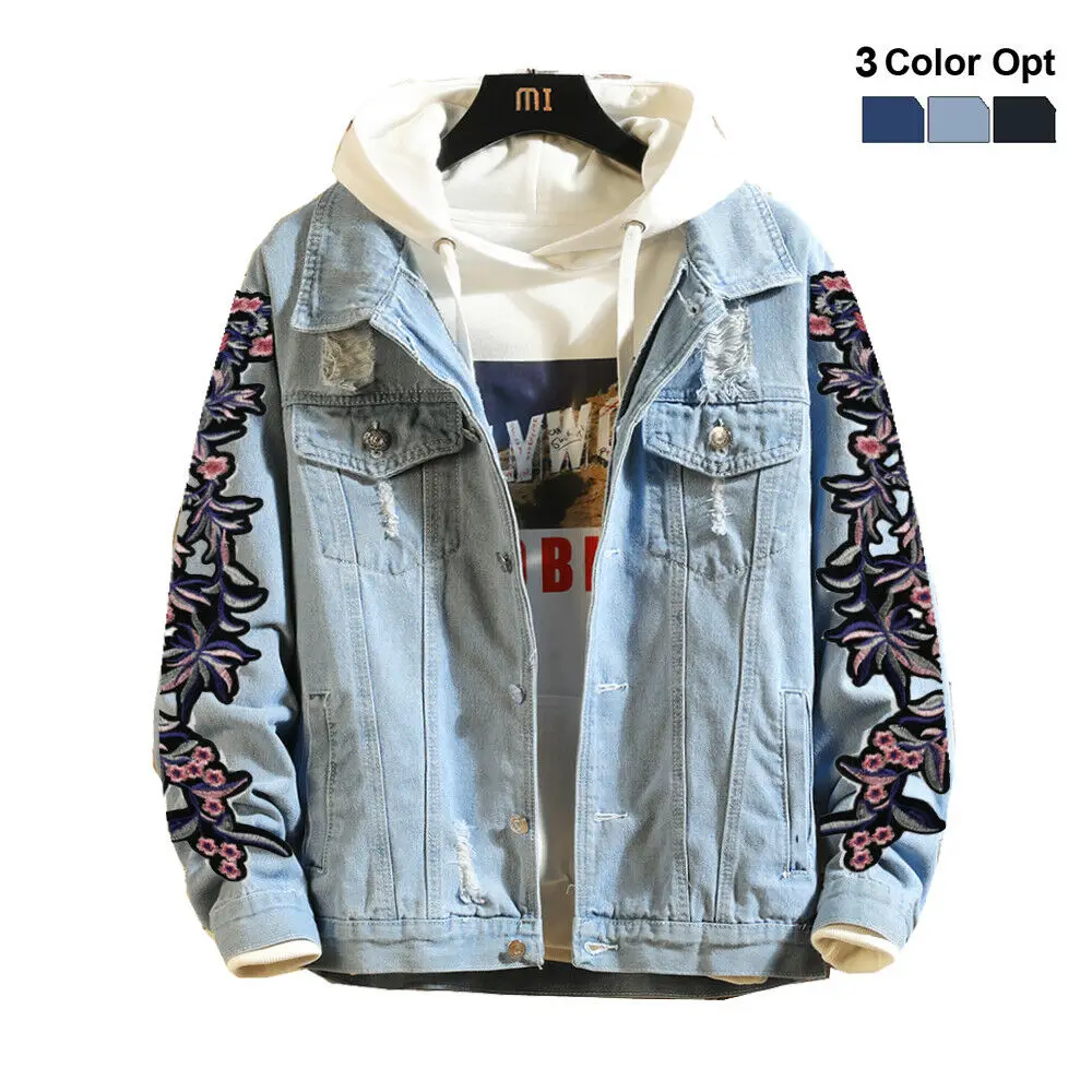 Для мужчин джинсы для мальчиков джинсовая куртка верхняя одежда классическое