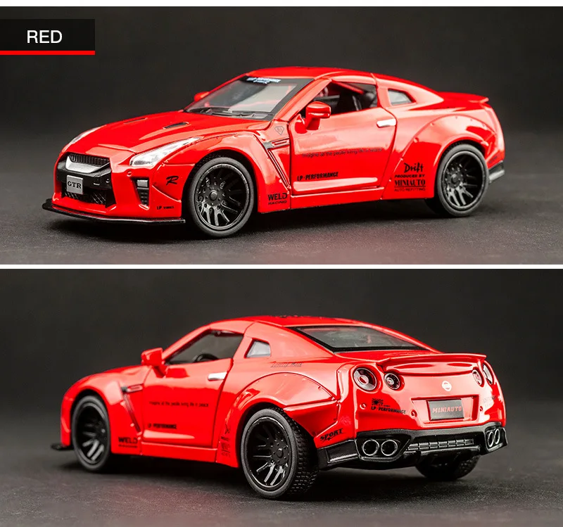 Nissan Gtr1: 32 супер ЗАПУСК сплава Модель автомобиля ВОИН транспортное средство Автомобиль Моделирование Модель орнамент детская Игрушечная машина