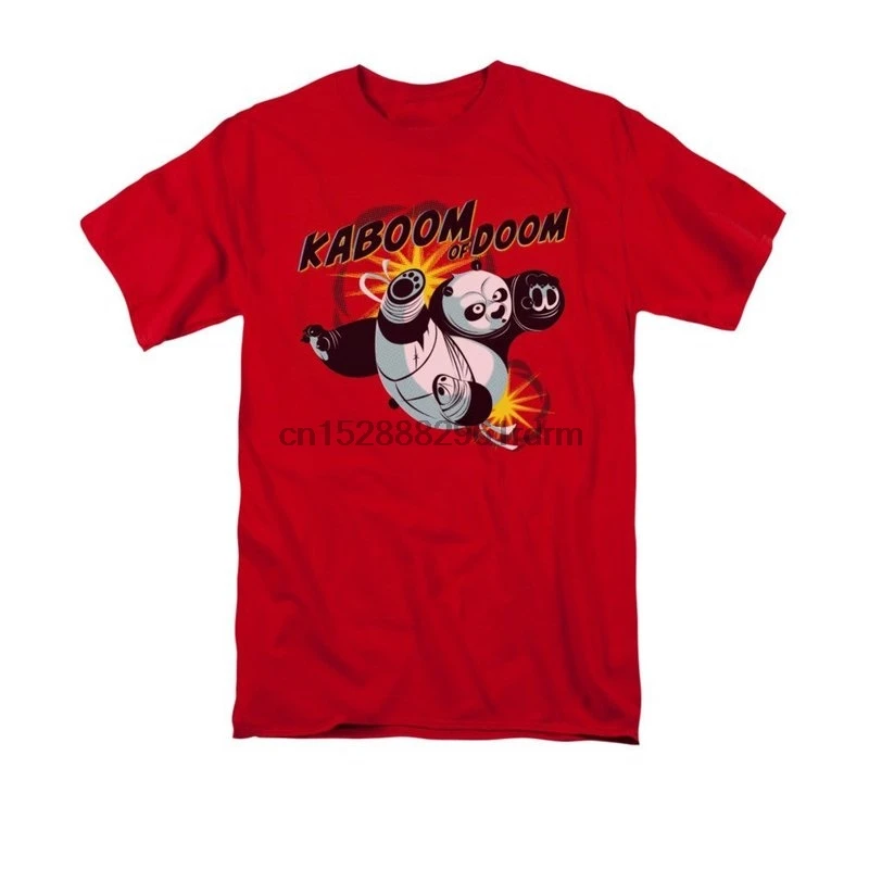 Одежда Кунг-фу Панда Kaboom Of Doom взрослая обычная футболка 3624 | Мужская одежда