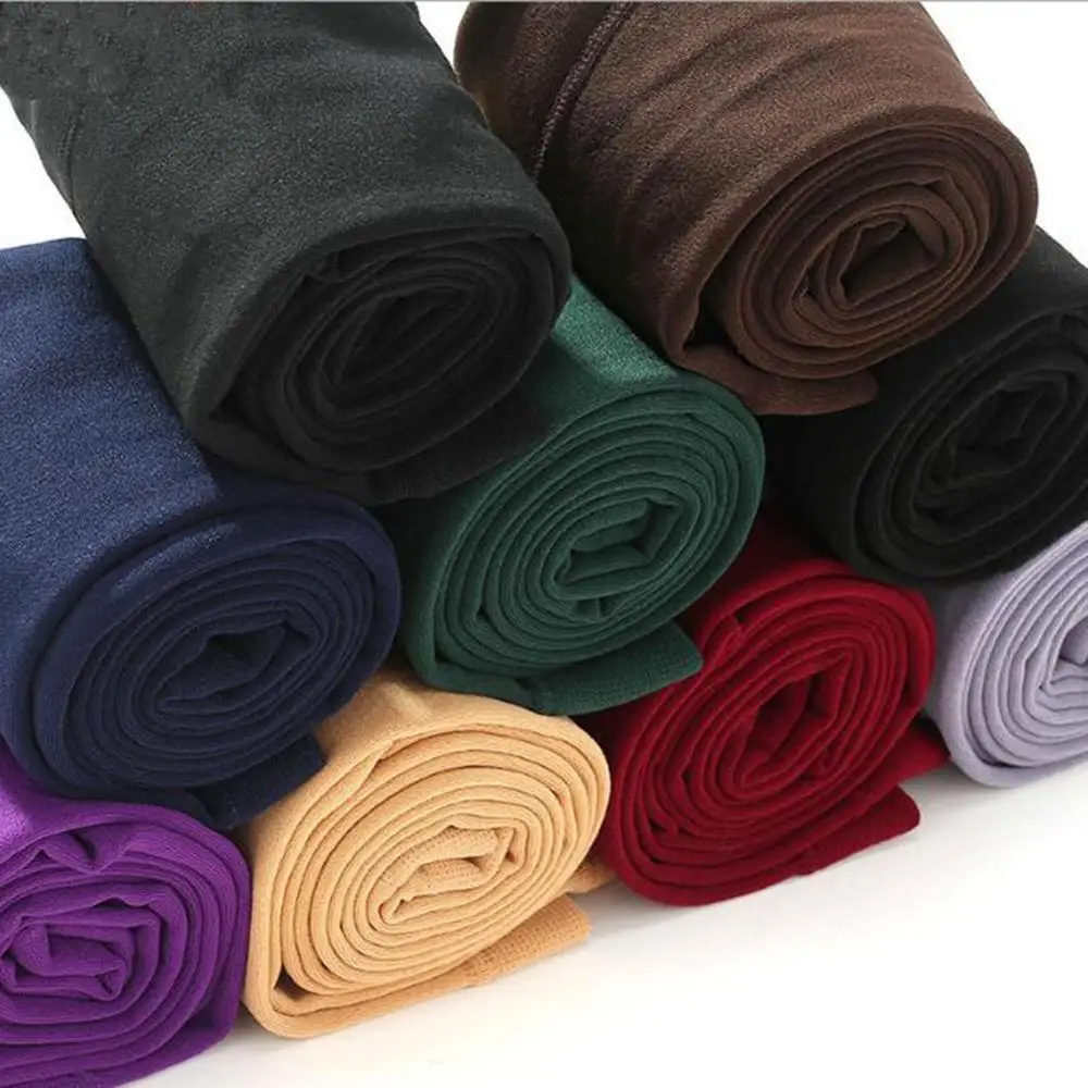 Женские сексуальные теплые облегающие леггинсы зимние толстые термоштаны