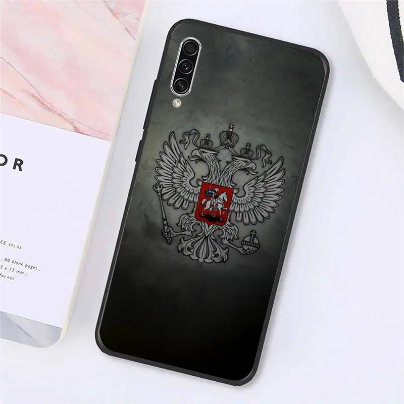 

Russia flag Emblem Phone Case For Samsung galaxy A S note 10 7 9 20 30 31 40 50 51 71 21 s ultra