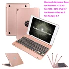Чехол с клавиатурой для Apple iPad 9,7, 2017, 2018, 5th, 6th, Bluetooth, чехол с клавиатурой для iPad Air 1, 2 Pro, 9,7 mini 1, 2, 3, 4, 5