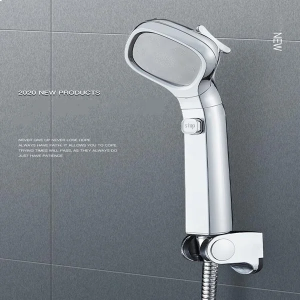 

4 Gear Pressurized Shower Head Bathroom Shower Head High Pressure Water Saving Shower SPA Nozzle Jetting Shower Head 3 Colors