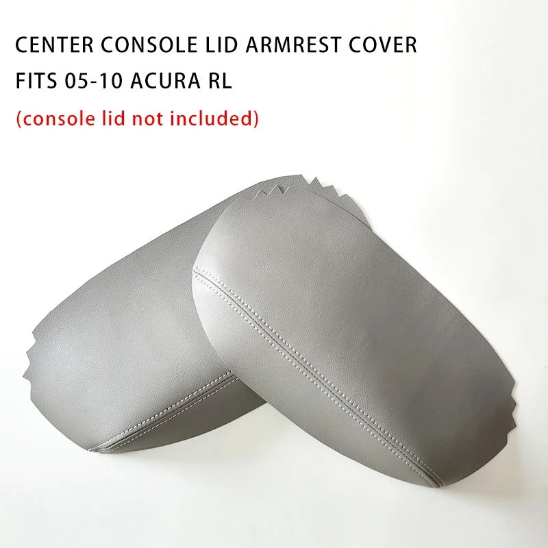 

Center Console Armrest Lid Cover for Honda Acura RL 2005 2006 2007 2008 2009 2010 Gray PU Leather