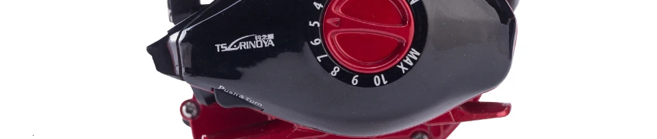 TSURINOYA Сверхлегкая катушка для наживки XF-50/150 соотношение скорости 6,6: 1 Левая Правая рука Низкопрофильная катушка для наживки