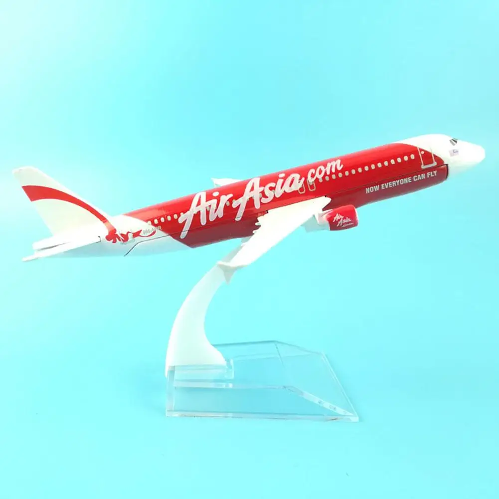 1/400 Air Asia A320 сплав самолет Коллекция Модель 16 см Металл самолета строительные