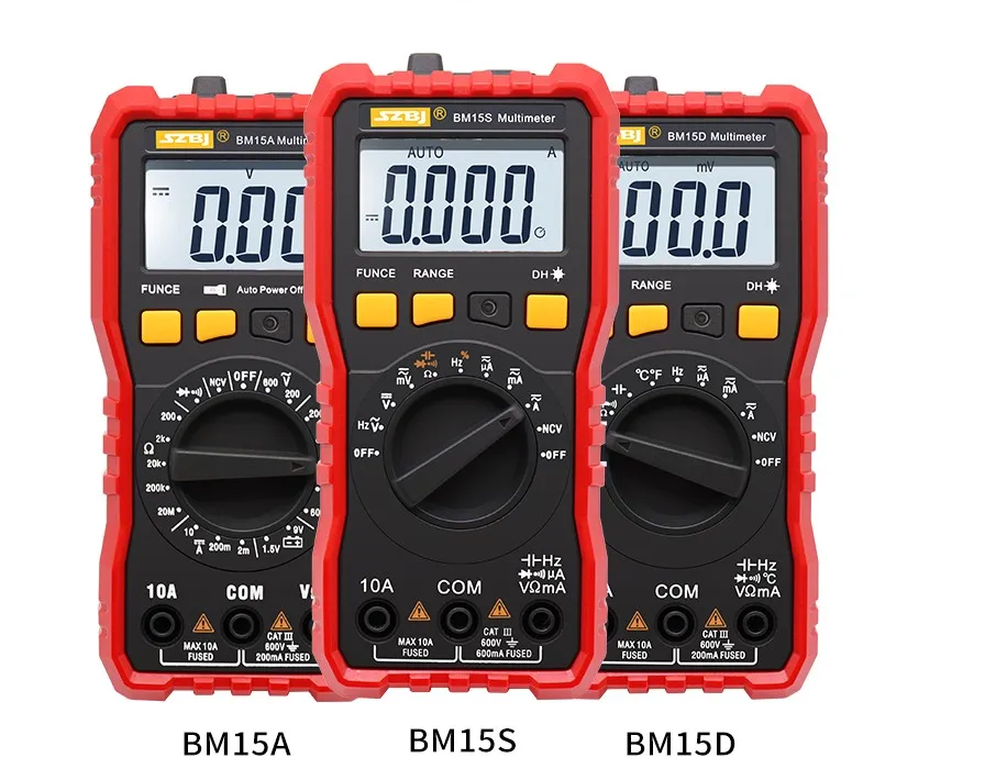 

Digital multimeter high precision intelligent electrician auto range multi-function portable small multimeter